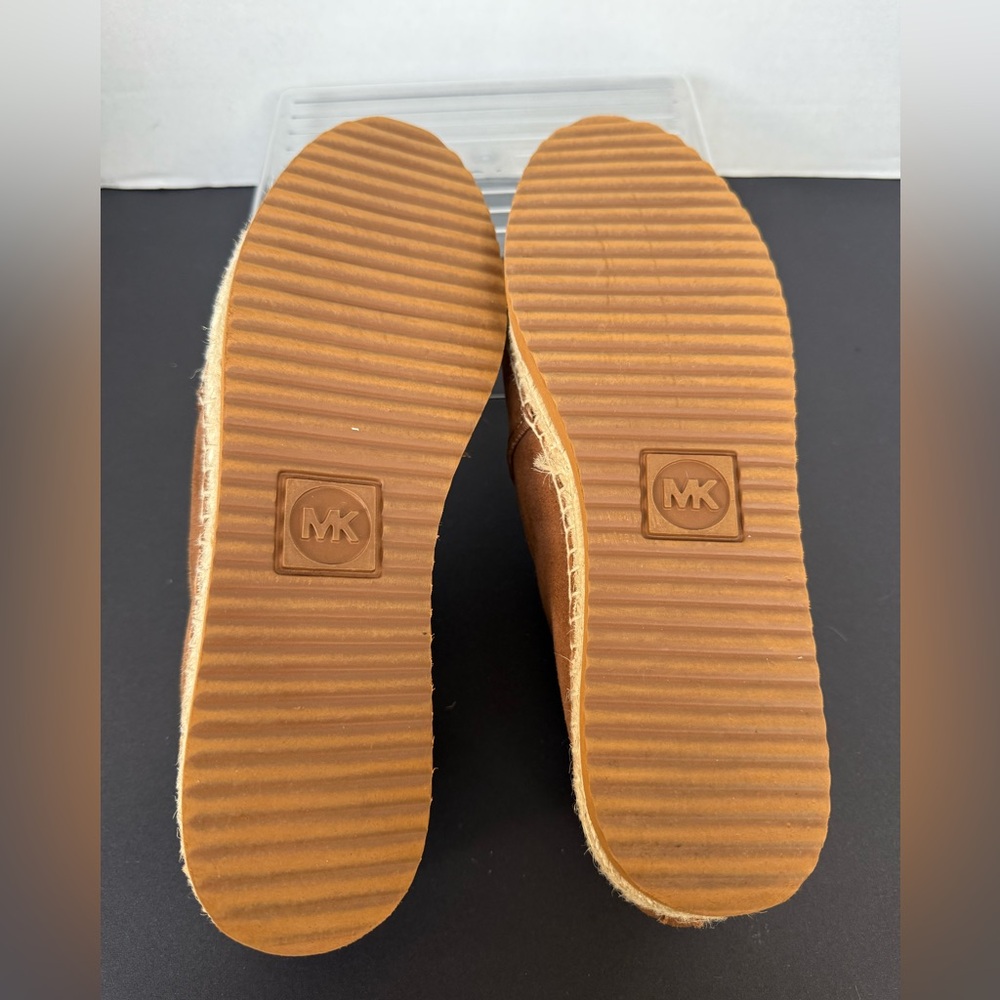 MICHAEL KORS Hastings Slip-On Brown Suede Flat Shoes Size 8.5 - Picture 10 of 10